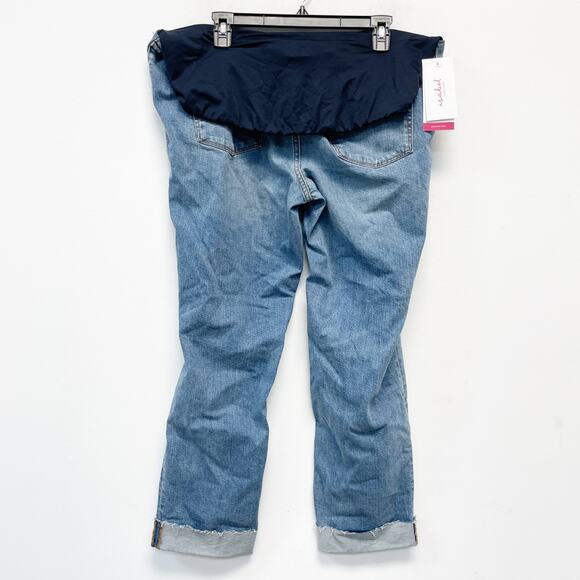 Isabel By Ingrid & Isabel Over Belly High Rise Straight Maternity Pants Size 14 - Picture 3 of 6